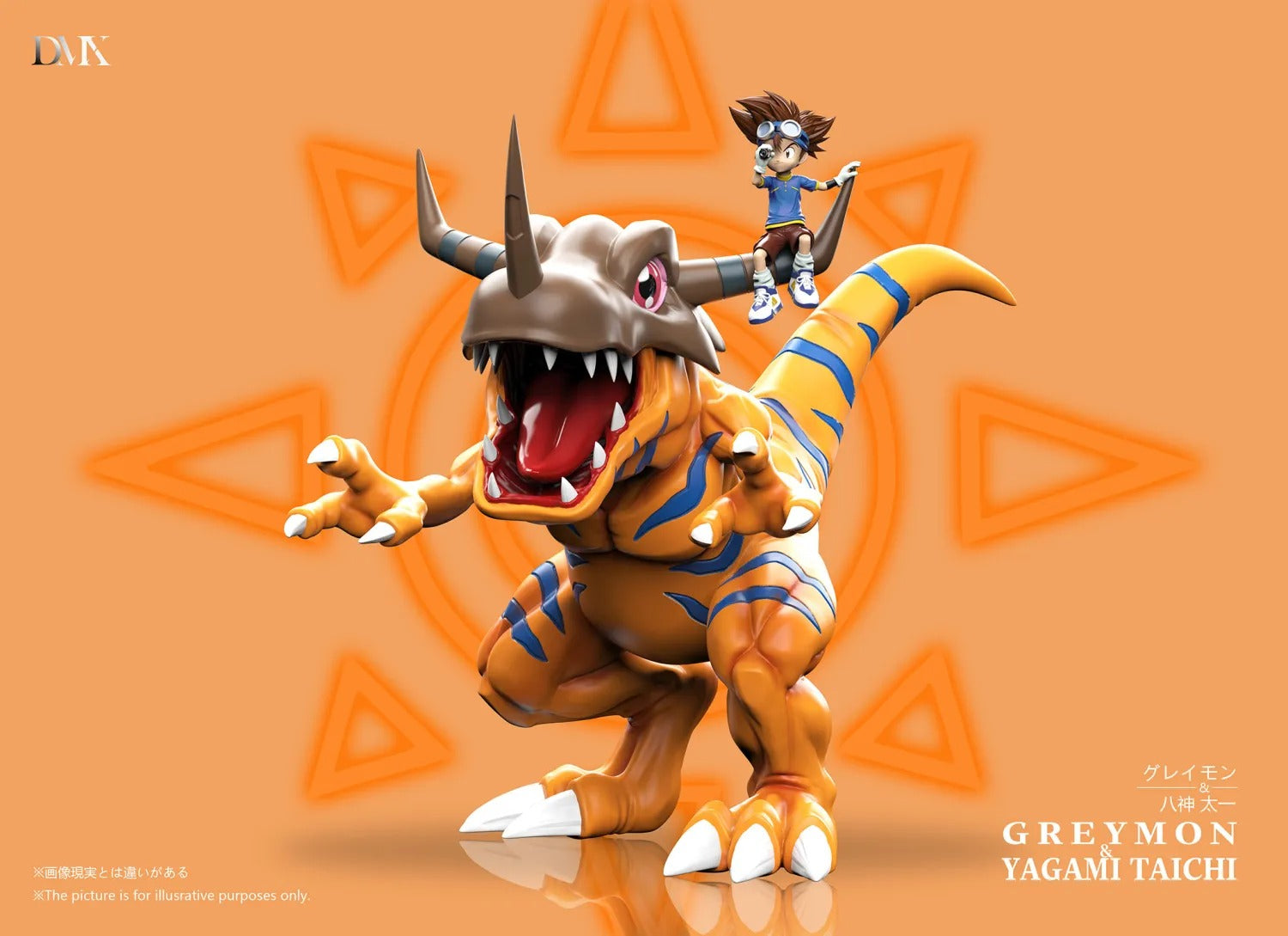 Pre order】DMX Studio - Digimon Yagami Taichi & Greymon – STC Toys