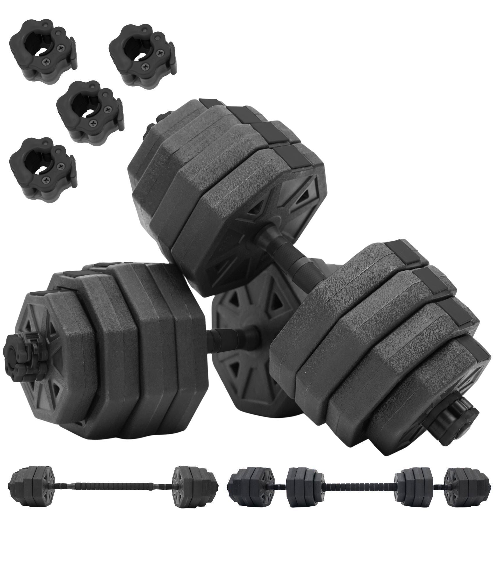 ダンベル 可変式 5kg 10kg 20kg 2個セット バーベル利用可 365日保証