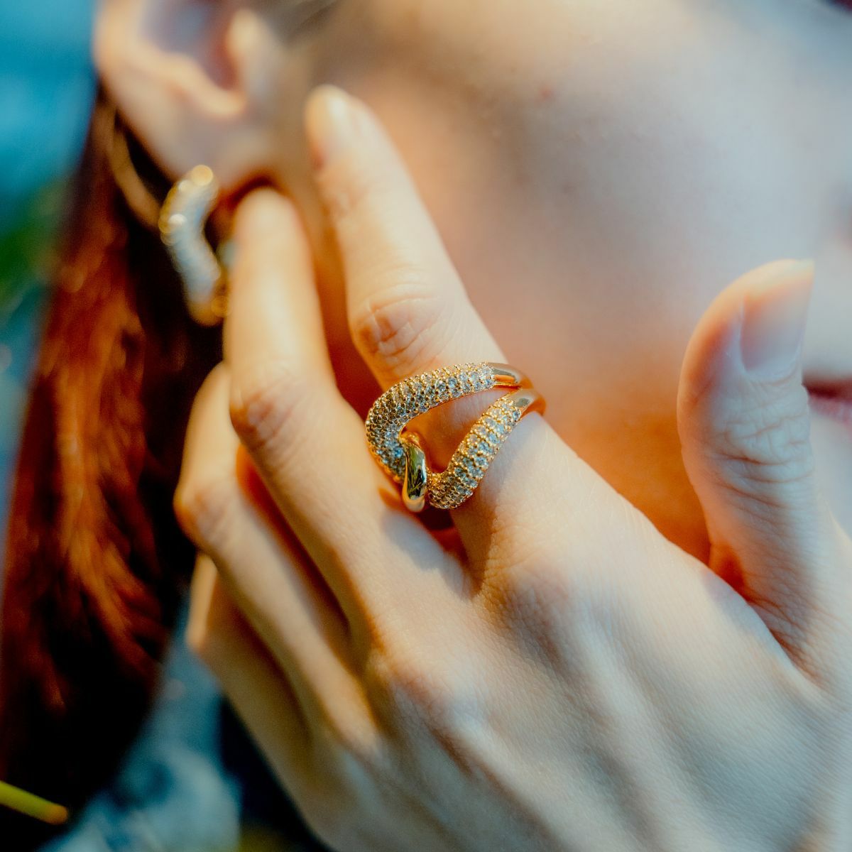 シャイニーベルトリング(ゴールド) | STELLAR HOLLYWOOD-ステラハリウッド