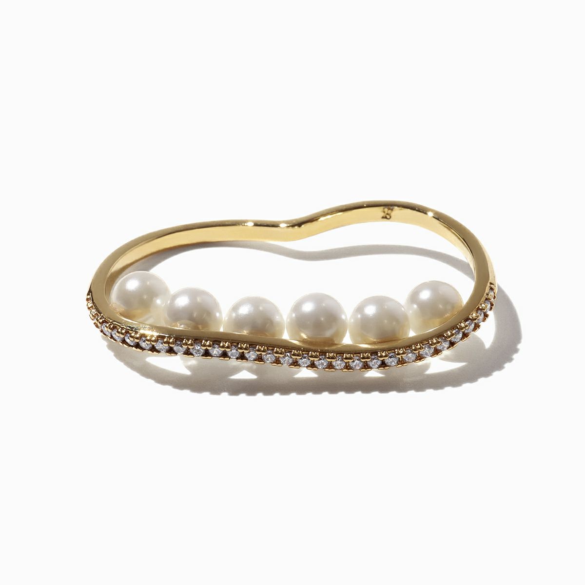 ビジューラインパールフィンガーリング(ゴールド) | STELLAR HOLLYWOOD
