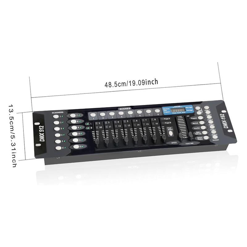 DMX 512 Control Programmer 192 Channel | Step 1 Dezigns
