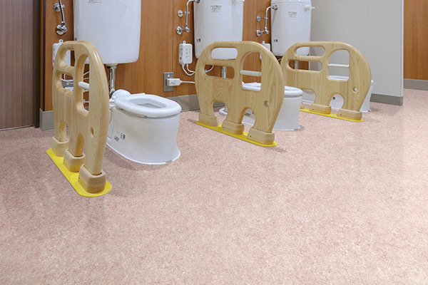 長尺シート SL-8002 ロンシール工業 サニタリウムN 抽象柄 乾式トイレ