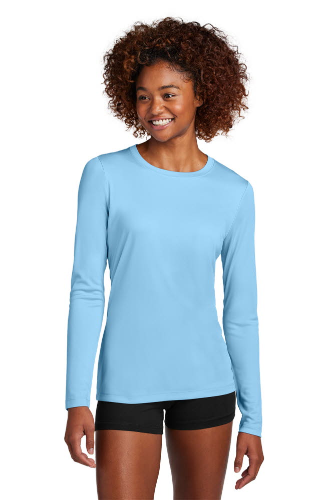 LST420LS Ladies Posi UV Long Sleeve T-Shirt