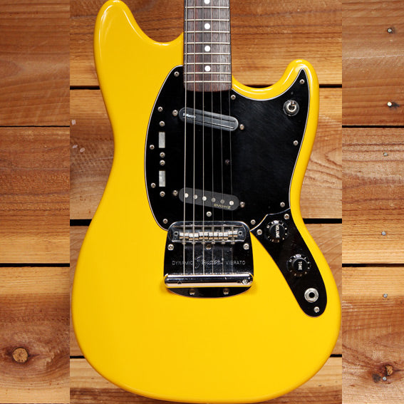 Fender Mustang MIJ '69 Japan Reissue MG-69 Yellow Upgraded PUs