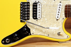 FENDER CYCLONE MIM Graffiti Yellow!! 2002 Atomic Humbucker PU