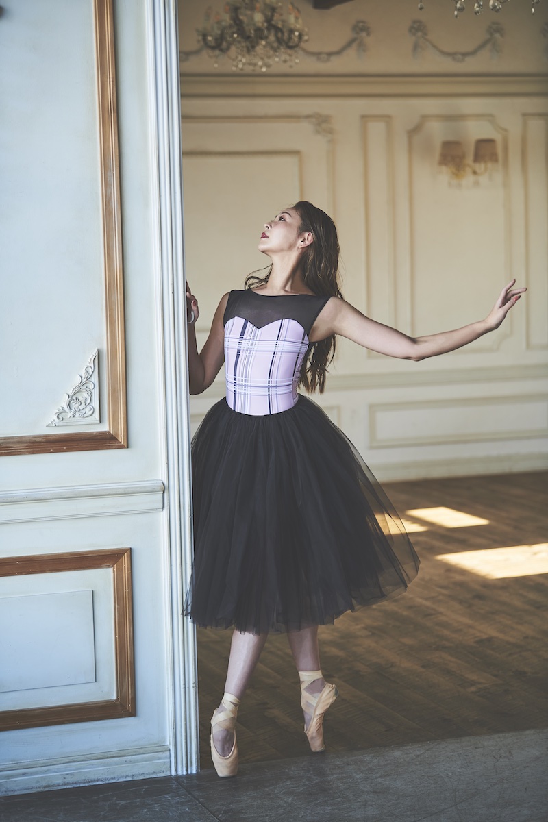 stina / type I drop / silky pink check