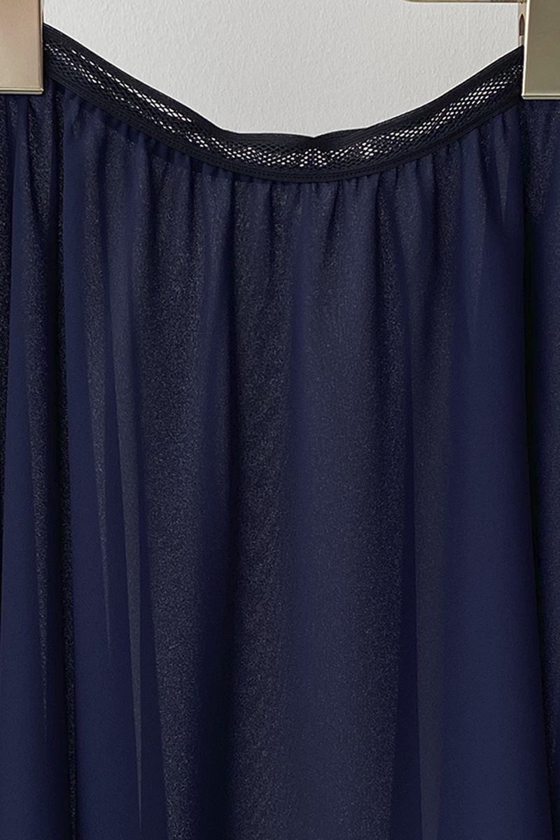 stina / pull-on skirt / dark navy