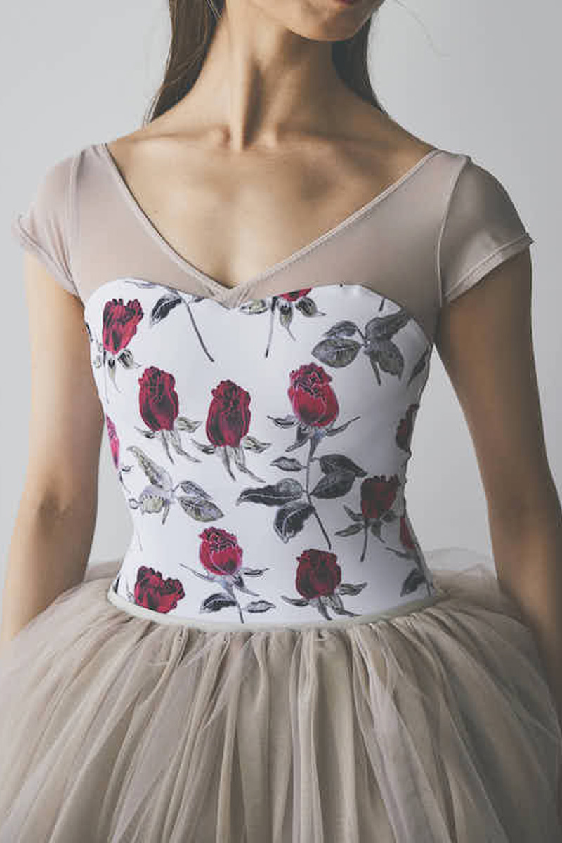 stinaレオタード Noire Rose espresso サイズM - ラスト1点！大人気