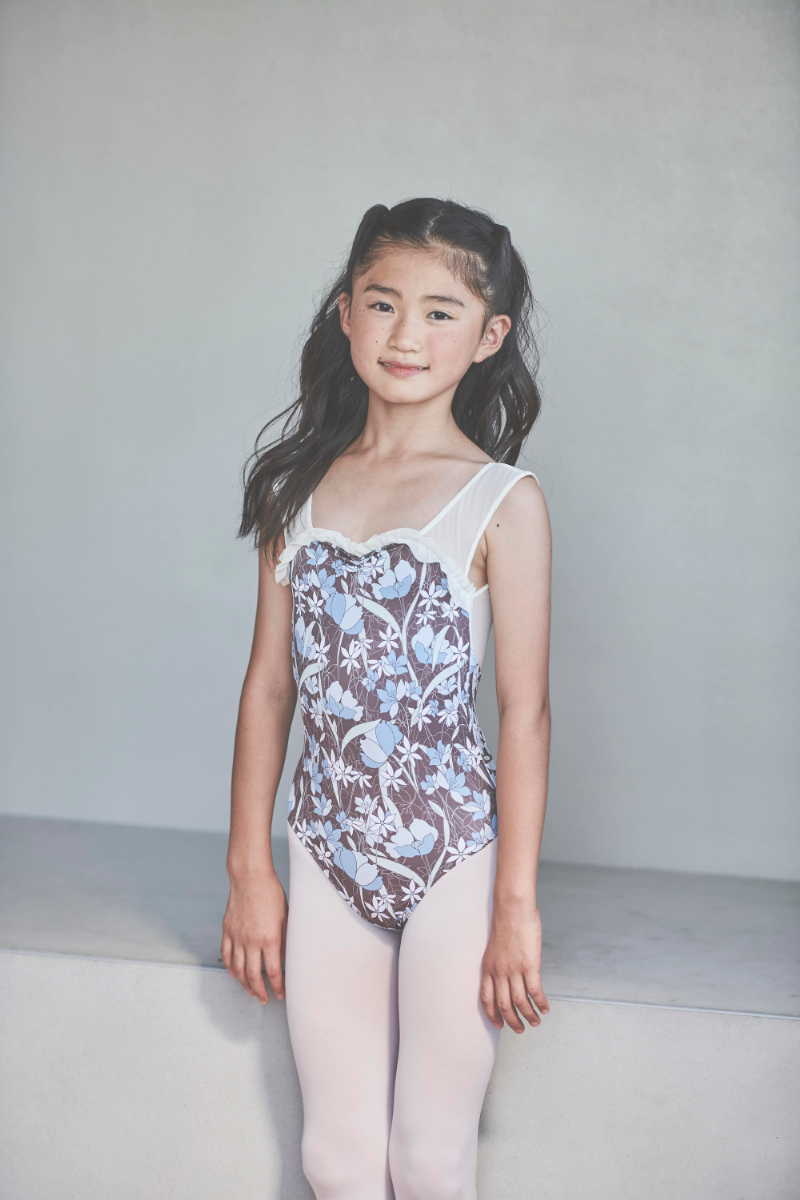 stina / type H half sleeve / light blue tweed