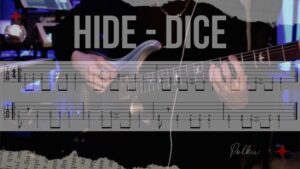 hide - DICE」のイントロギターリフを弾いてみよう![TAB譜、動画あり