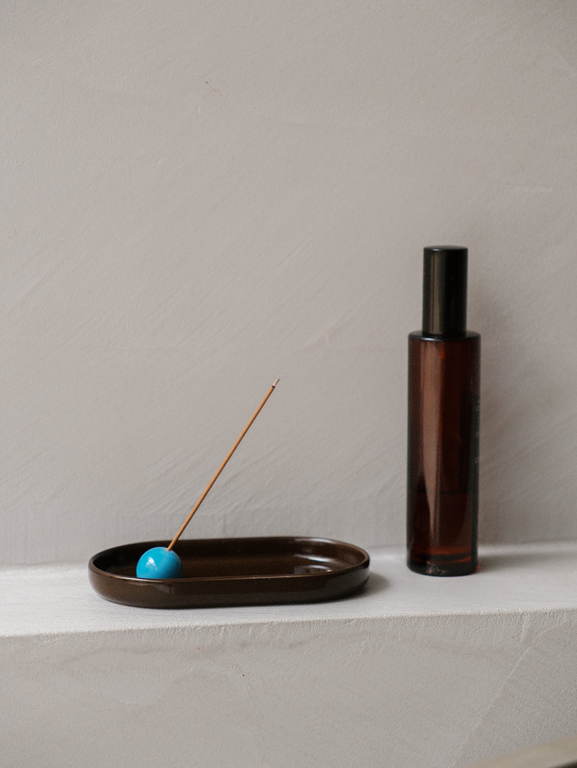 Incense holder（Hasamiyaki）- Earth x Ice