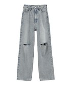SLASH CUT DENIM PANTS(0 BEIGE): CLANE: WOMENS｜ STUDIOUS ONLINE
