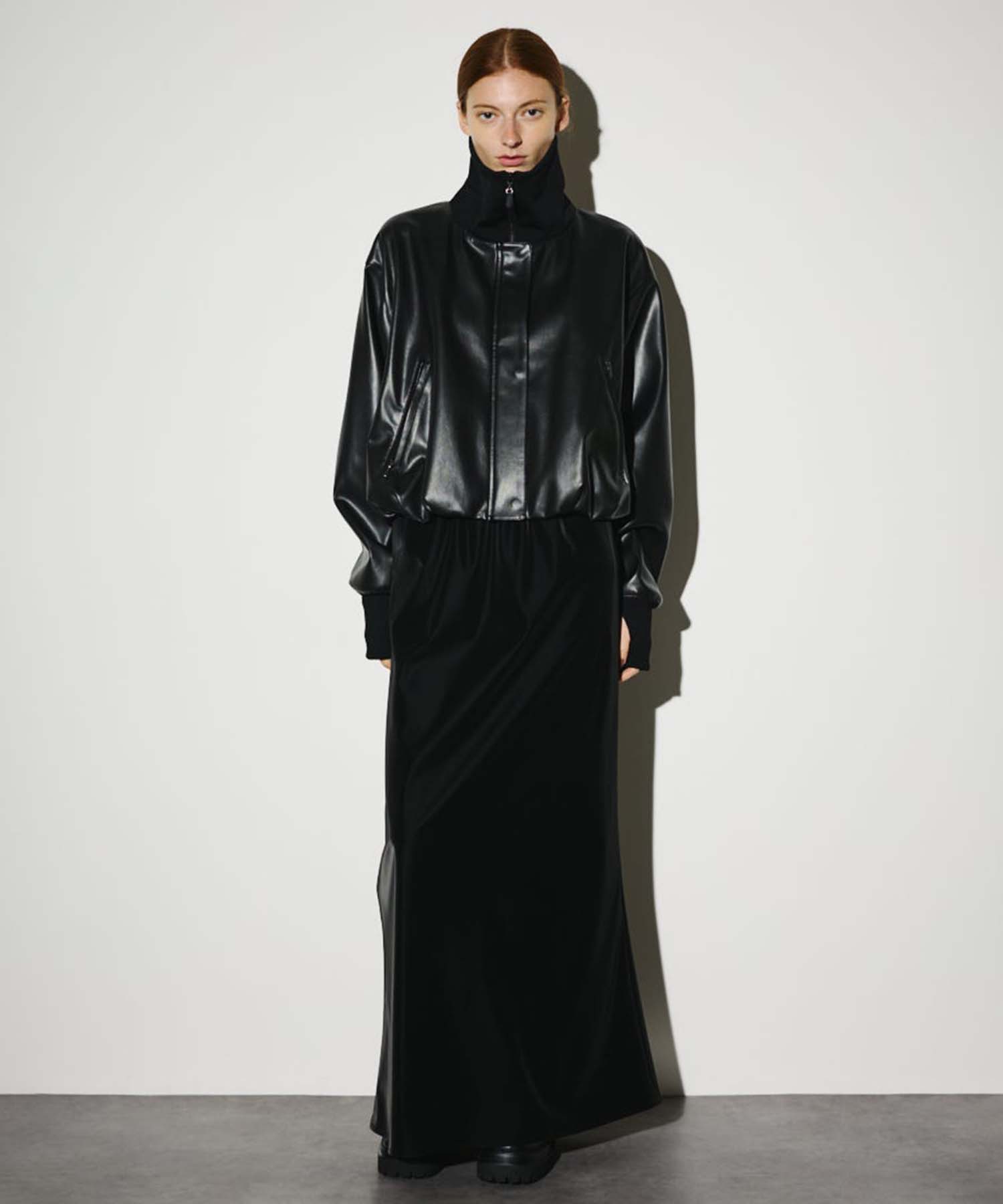 Synthetic leather short JK(FREE BLACK): RIM.ARK: WOMENS｜ STUDIOUS