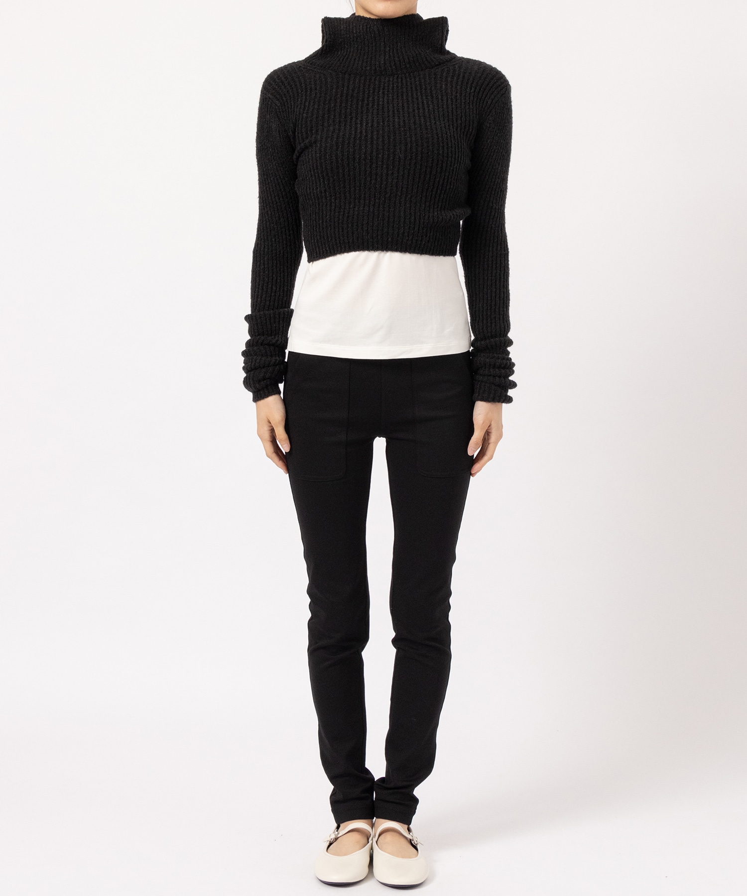 Bear Balaclava Knit(S BLACK): BASICKS: WOMENS｜ STUDIOUS ONLINE