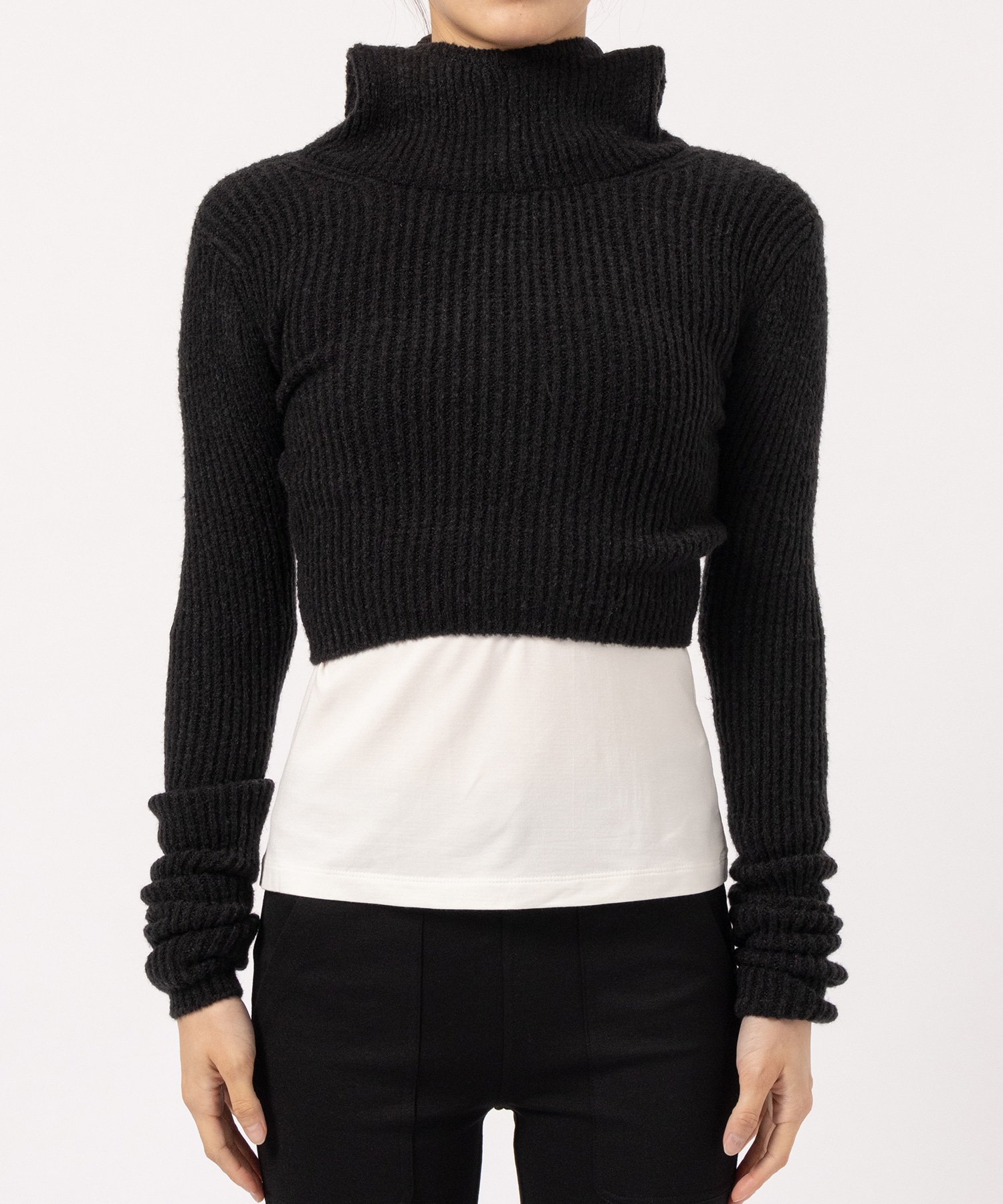 Bear Balaclava Knit(S BLACK): BASICKS: WOMENS｜ STUDIOUS ONLINE