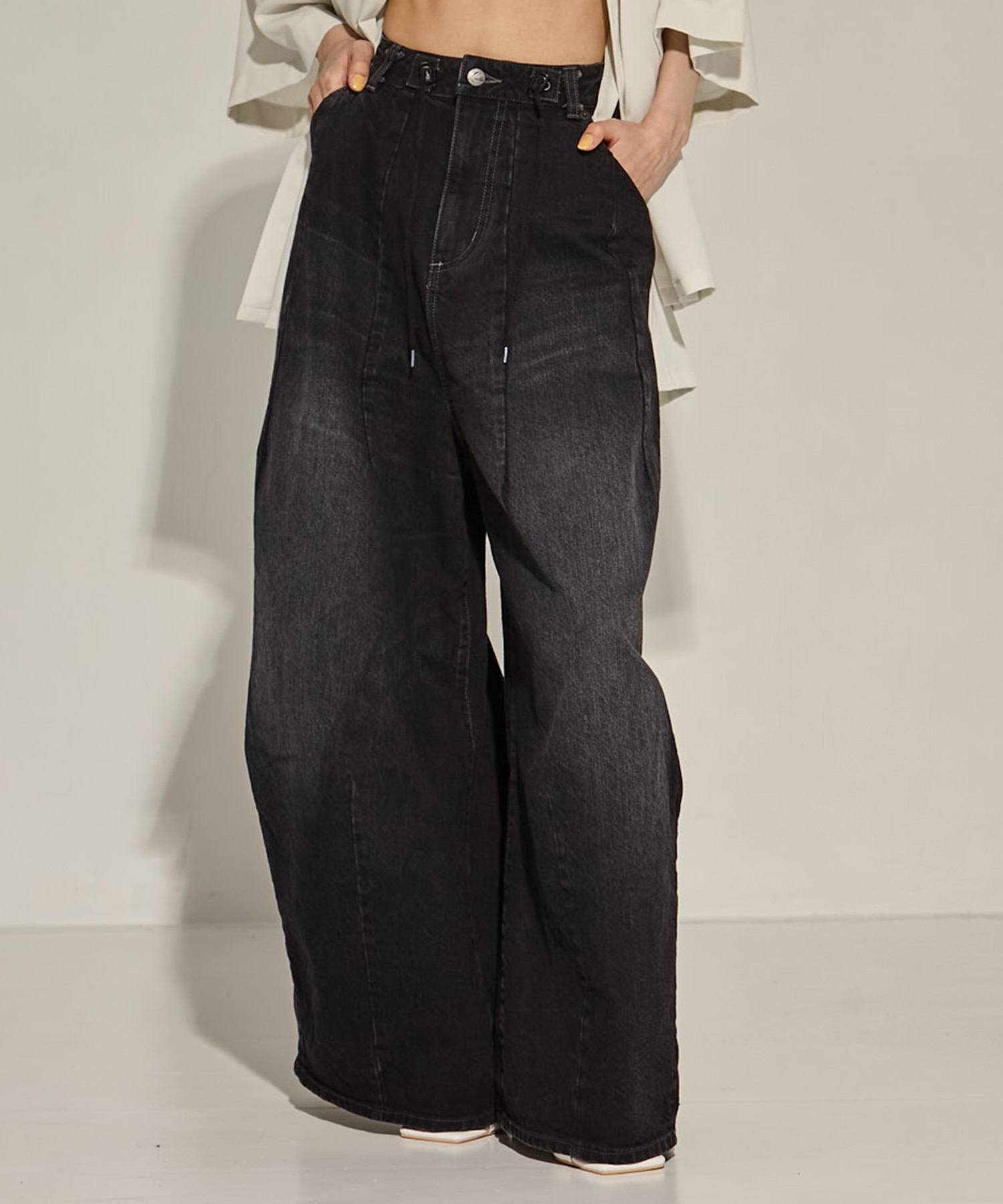 H.D. Buggy Pant - Jean / 12oz Denim(1 BLACK): Needles: WOMENS