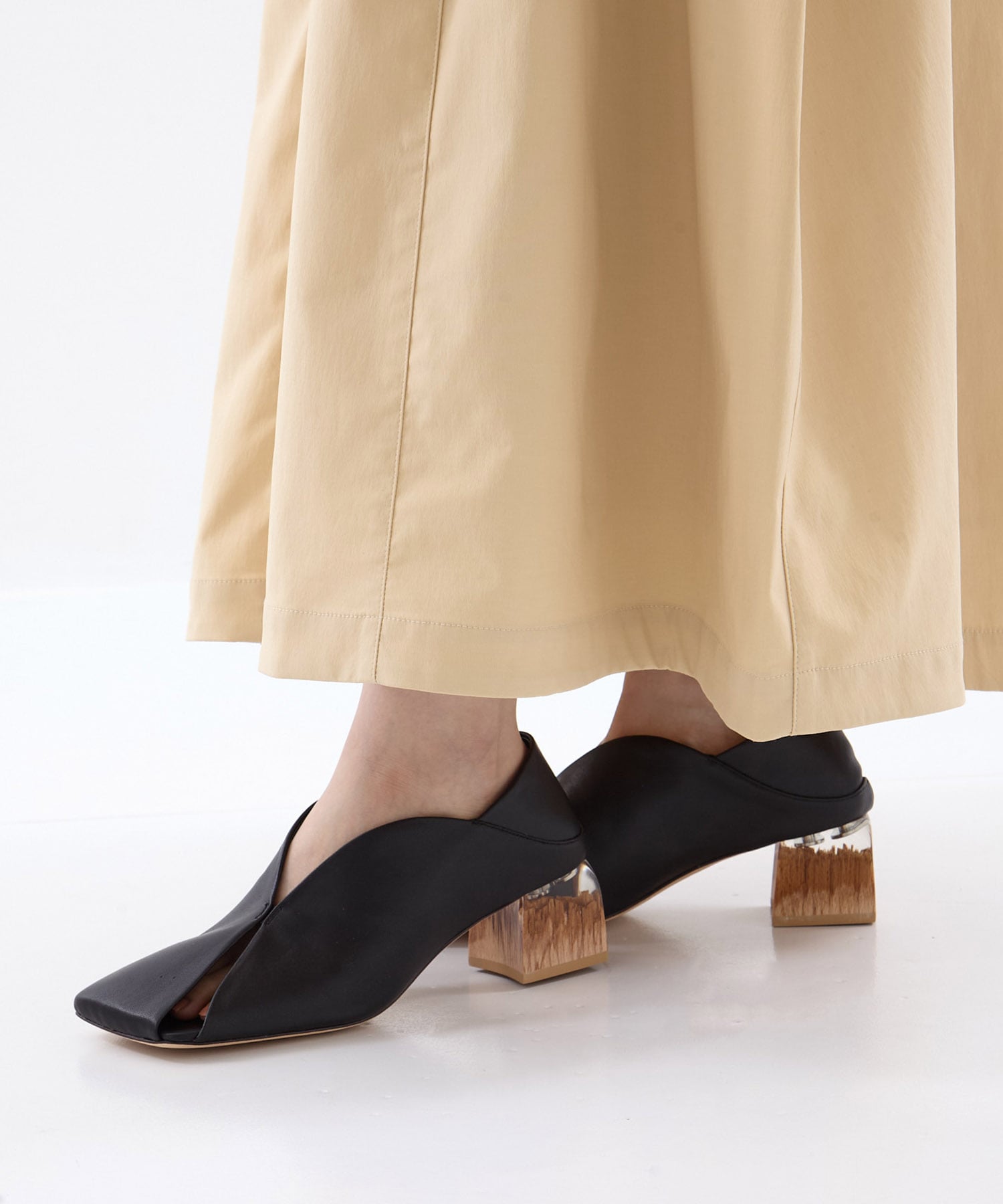 ERIN LEATHER PUMPS(36 BLACK): ALM: WOMENS｜ STUDIOUS ONLINE公式