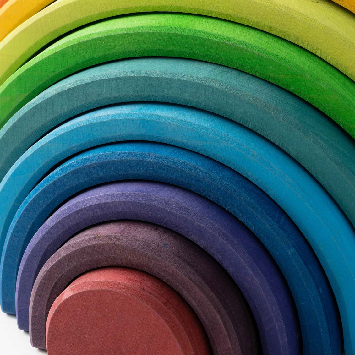 1歳-］アーチレインボー〈積み木〉Grimm's｜1歳からのおもちゃ・知育