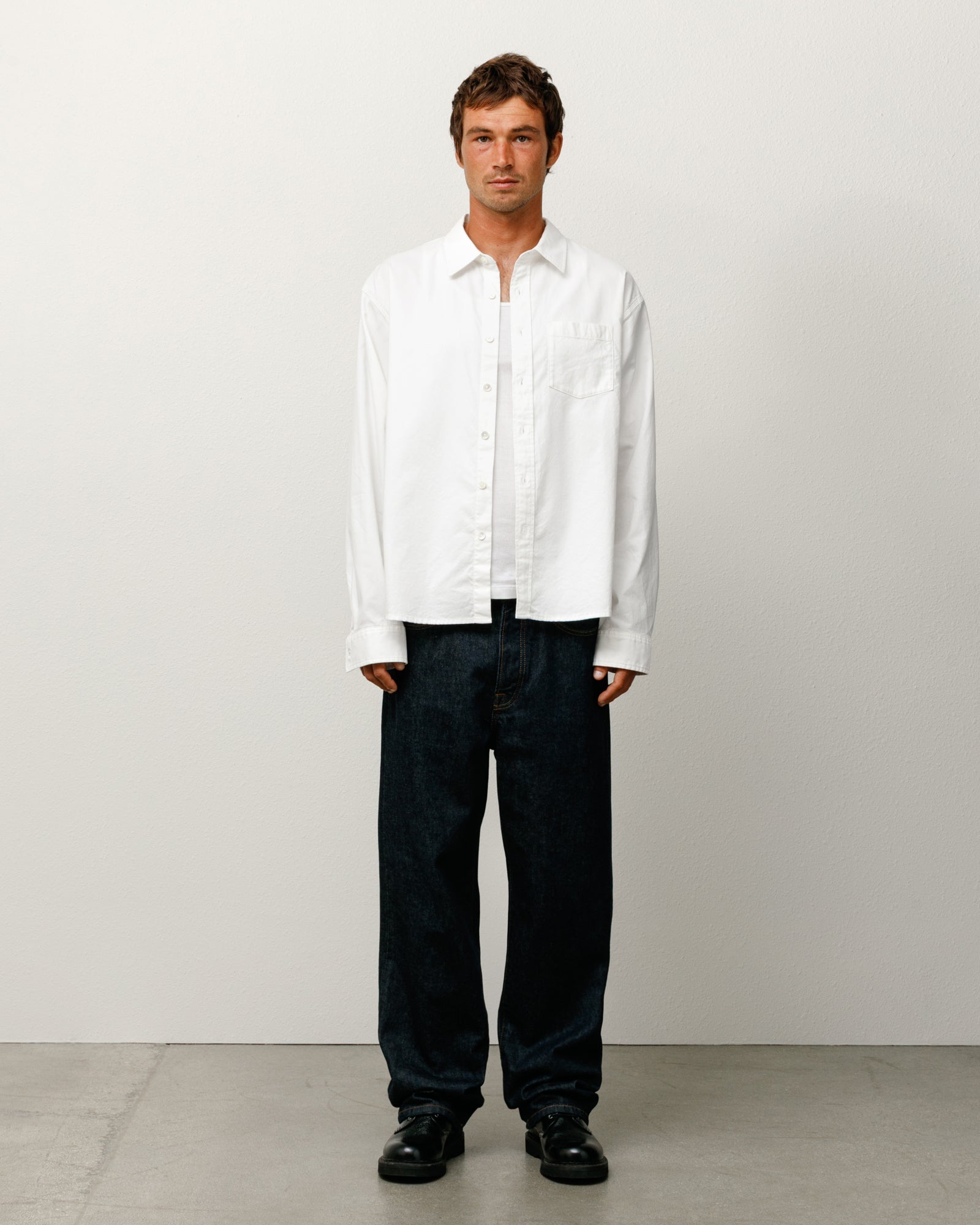 Oxford Shirt ‚ White | Tops & Shirts | Stussy – Stussy AU