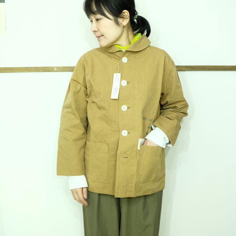 快晴堂 セーリングクロスのへちま衿デッキジャケット - さとう衣料店の