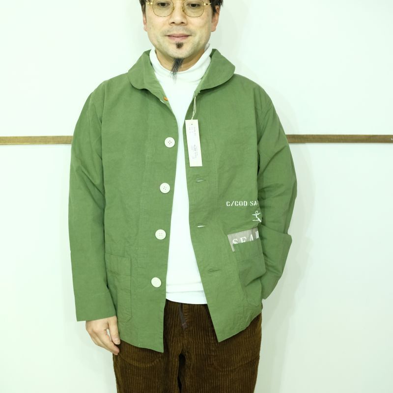 快晴堂 セーリングクロスのへちま衿デッキジャケット - さとう衣料店の