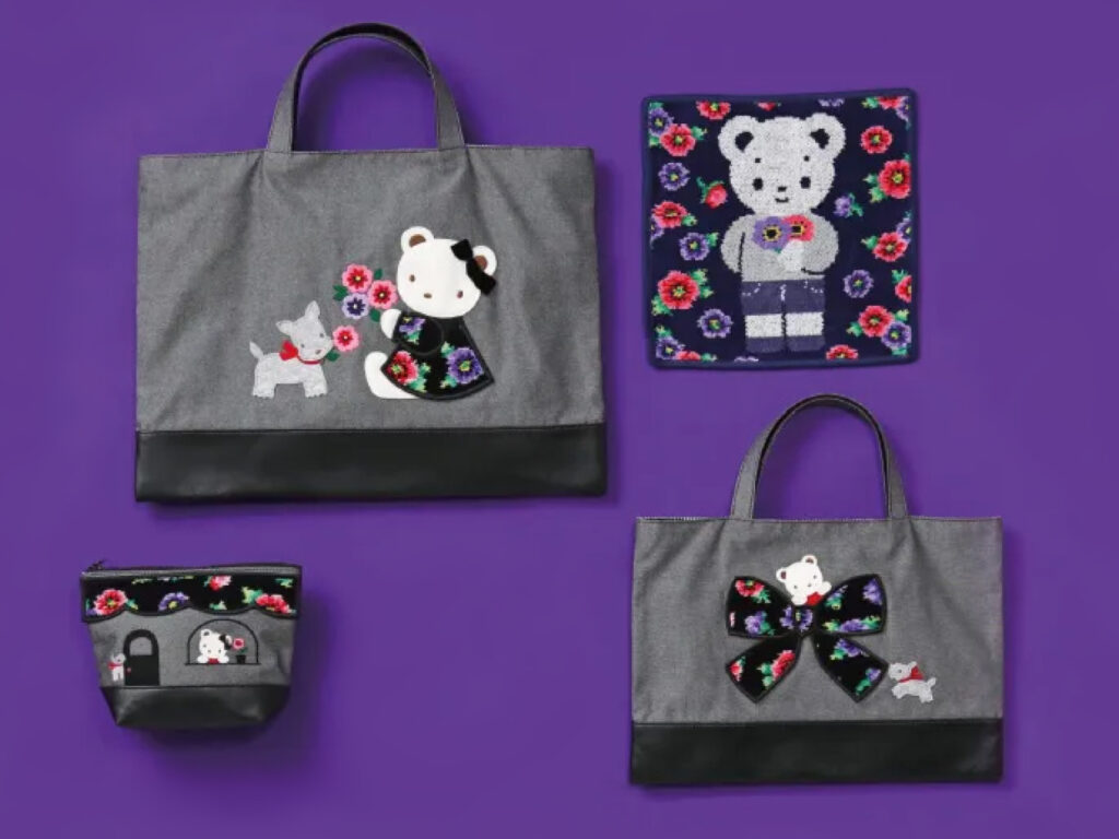 ファミリア×フェイラーの初コラボレーション。限定デザインのハンカチ