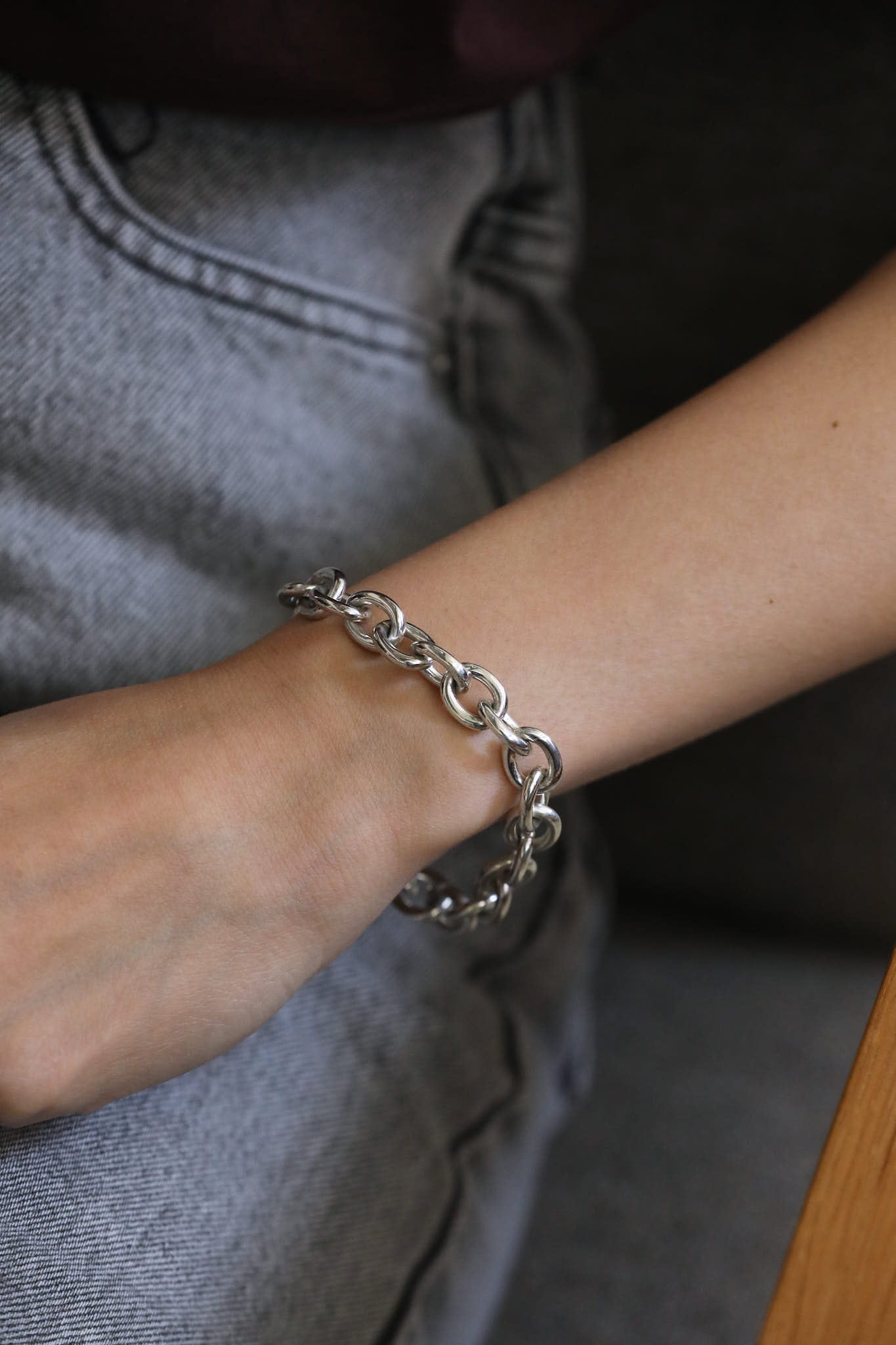 Garden of eden ( ガーデンオブエデン ) / SIMPLE OVAL LINK BRACELET