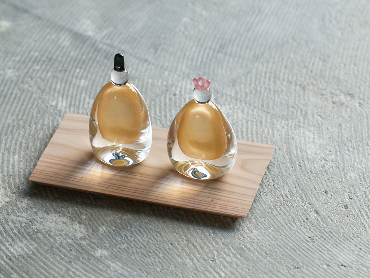 硝子屋 PRATO PINO/雛人形のオブジェ -松野さんが1つずつ手作りして