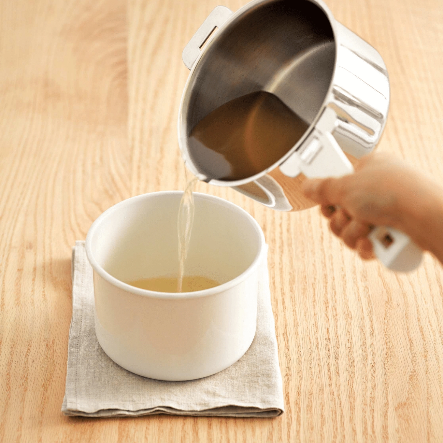 CRISTEL/グラフィット 深鍋 24cm -収納性抜群！ハンドル着脱式の