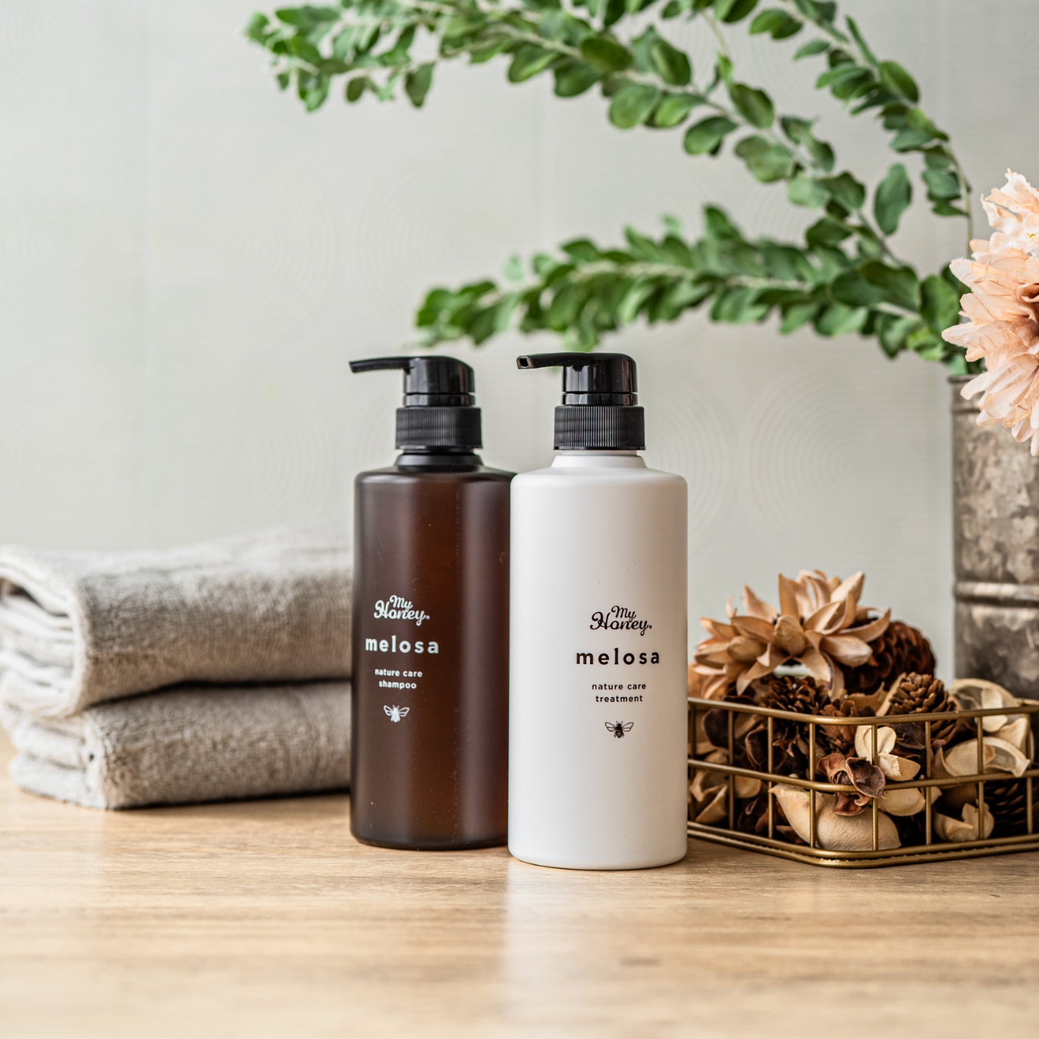 MYHONEY/melosa ネイチャーケアシャンプー レフィル 1000ml -はちみつ