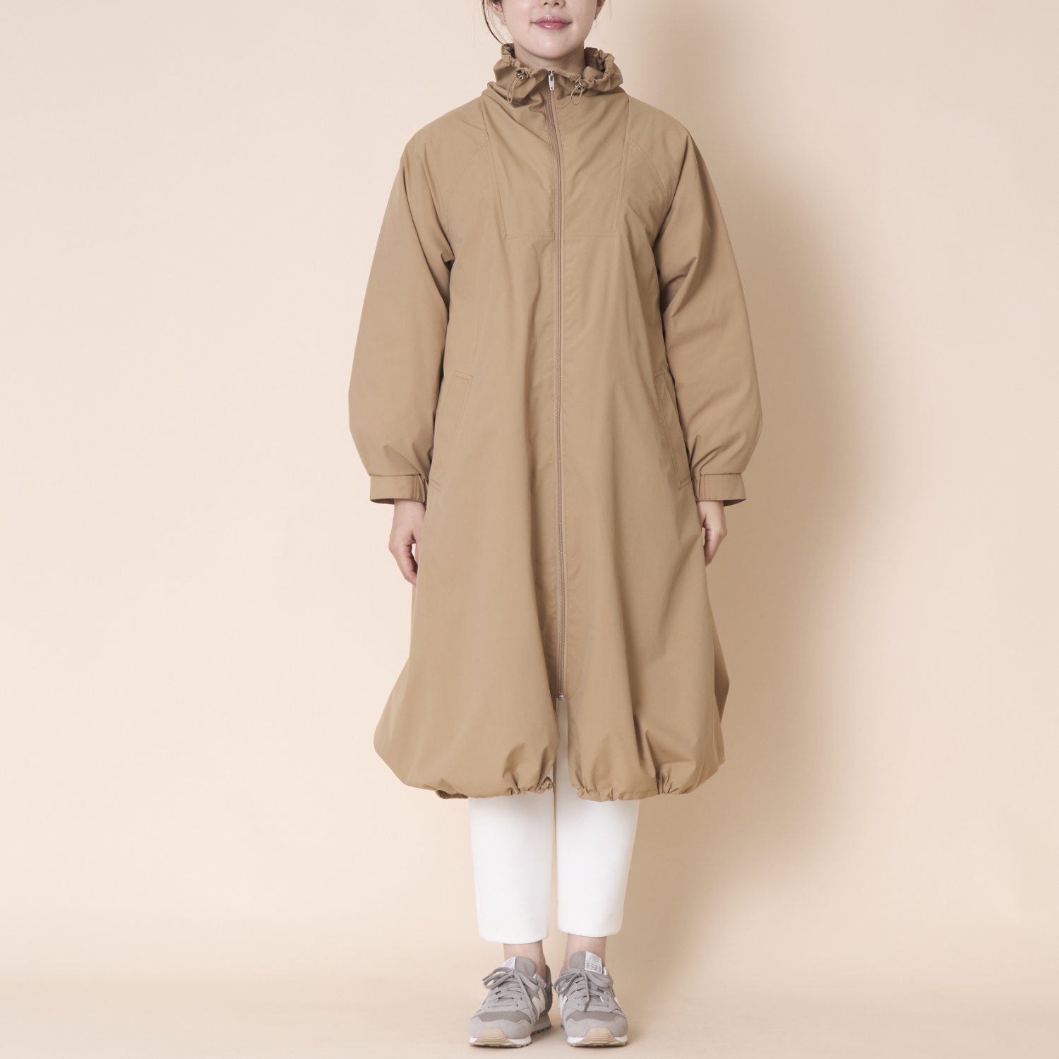 Kilka/アノラックデザインダウンコート -ドローコード使いでつめたい風