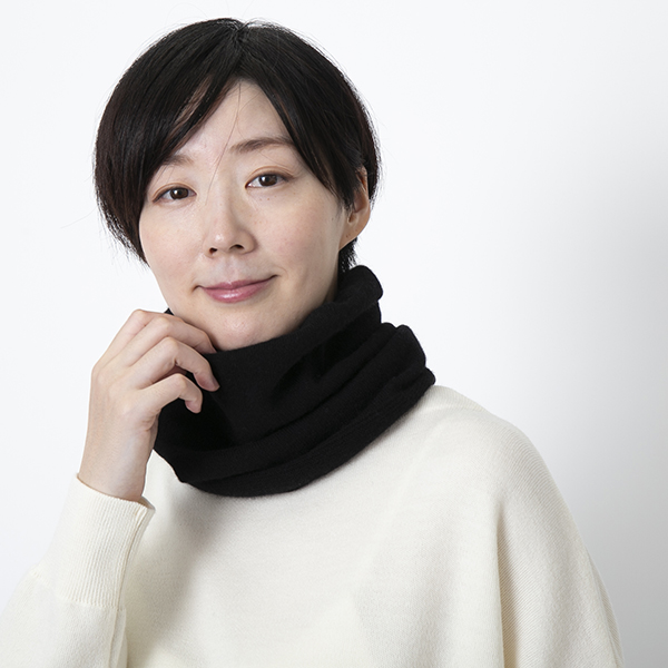 新聞掲載商品】el alto/カシミヤ100%リブスヌード -くたっとせずに首に