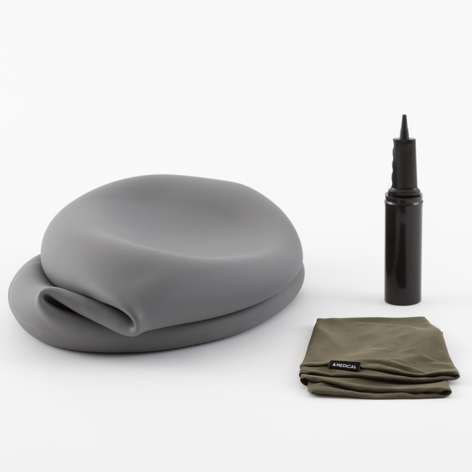 ＆MEDICAL/MALLOW オーバルバランスボール -場所を取らず座りやすい