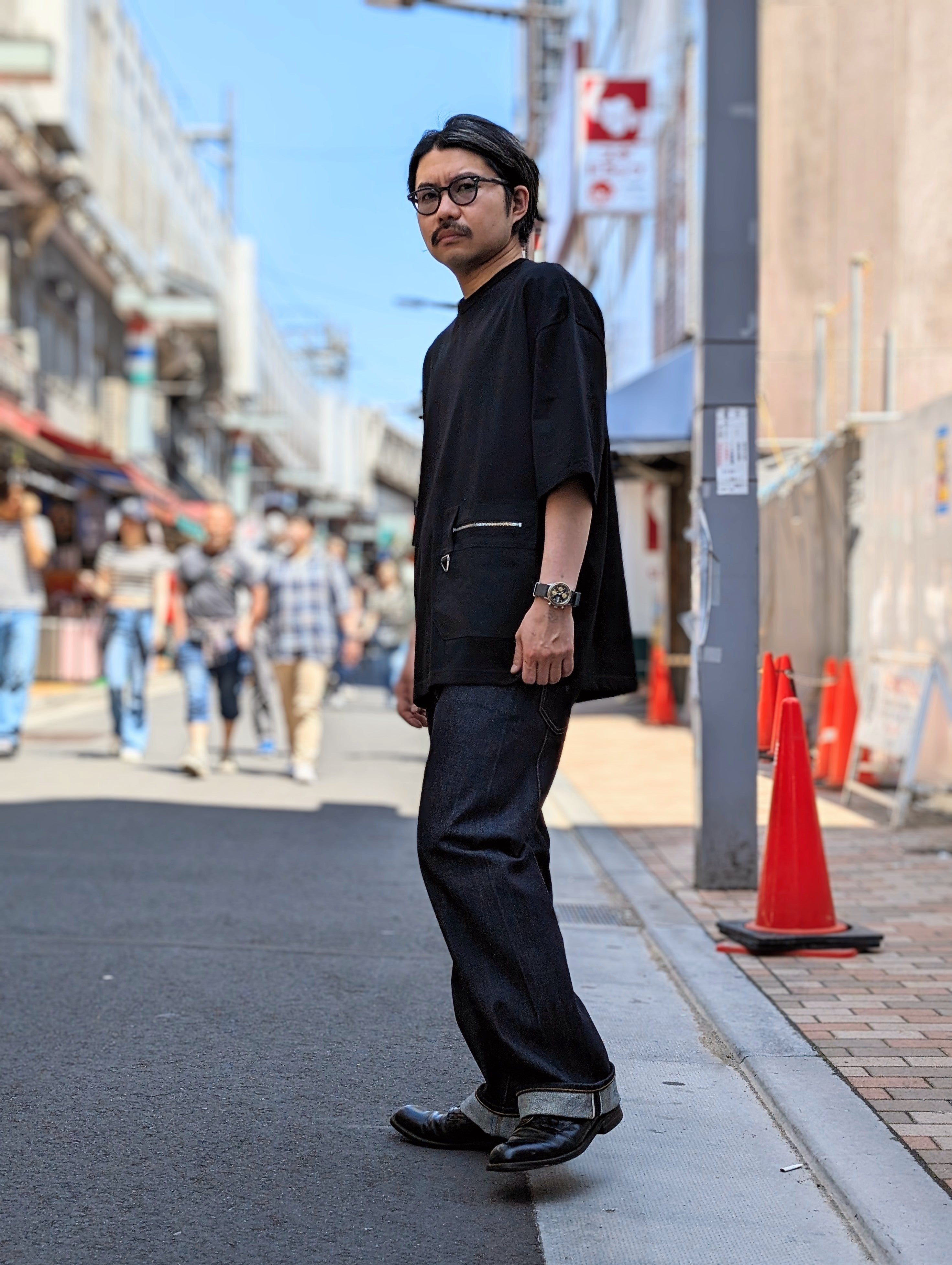 JUNYA WATANABE MAN - 綿天竺 x エステルオックス T-SHIRT - WM-T002