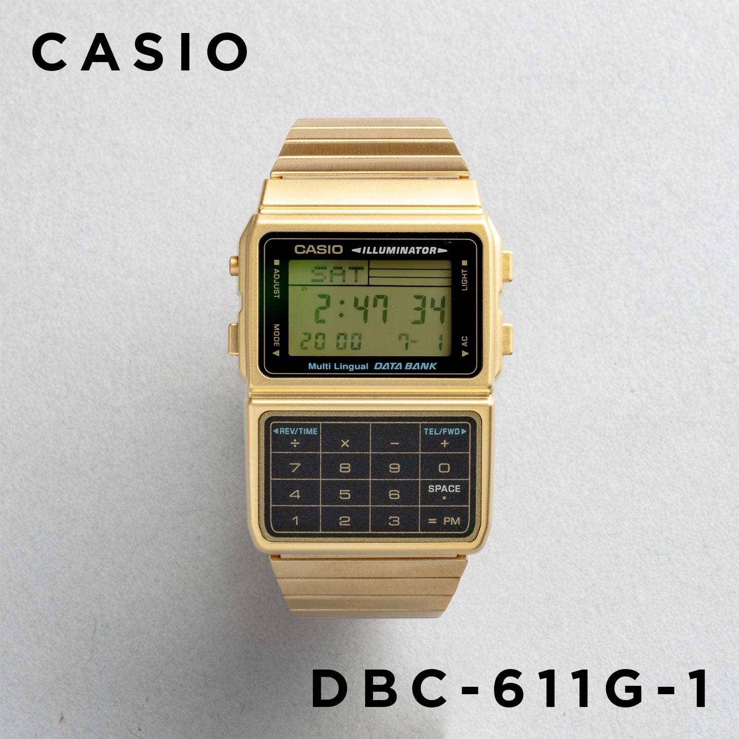 CASIO カシオ DBC-611 メンズ 腕時計 非防水 10年保証
