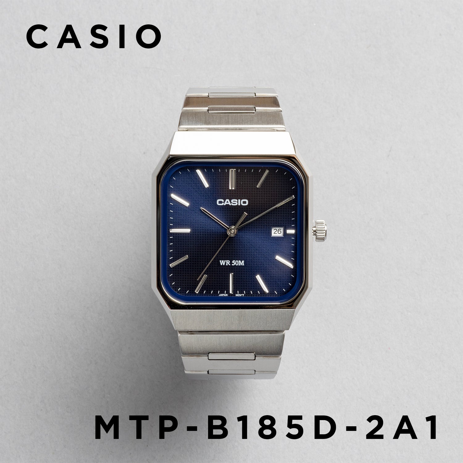 CASIO カシオ MTP-B185D メンズ 腕時計 5気圧防水 10年保証
