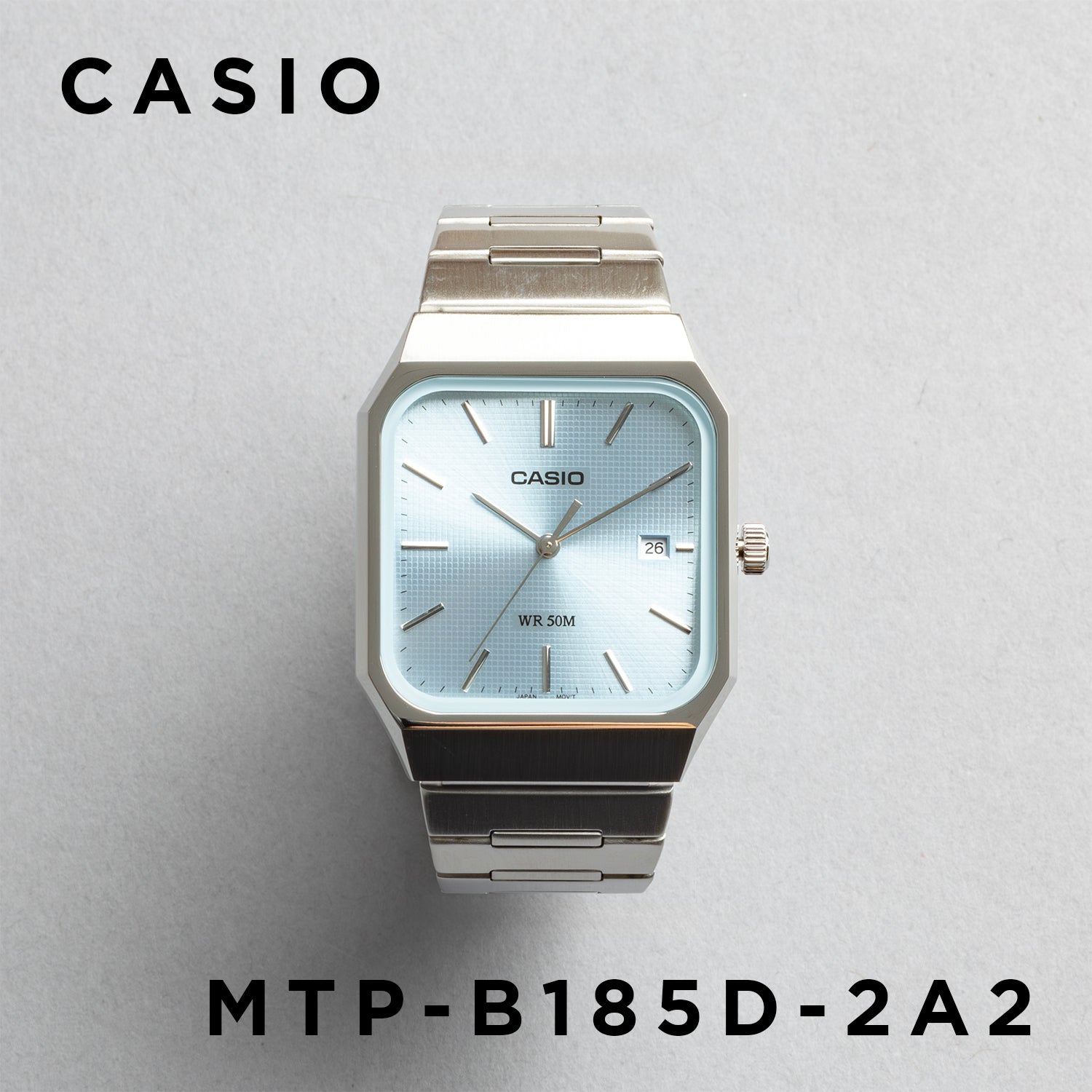 CASIO カシオ MTP-B185D メンズ 腕時計 5気圧防水 10年保証