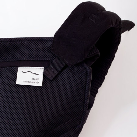 Mesh-Black|おしゃれで機能的な抱っこ紐・おんぶ紐[sun&beachベビー
