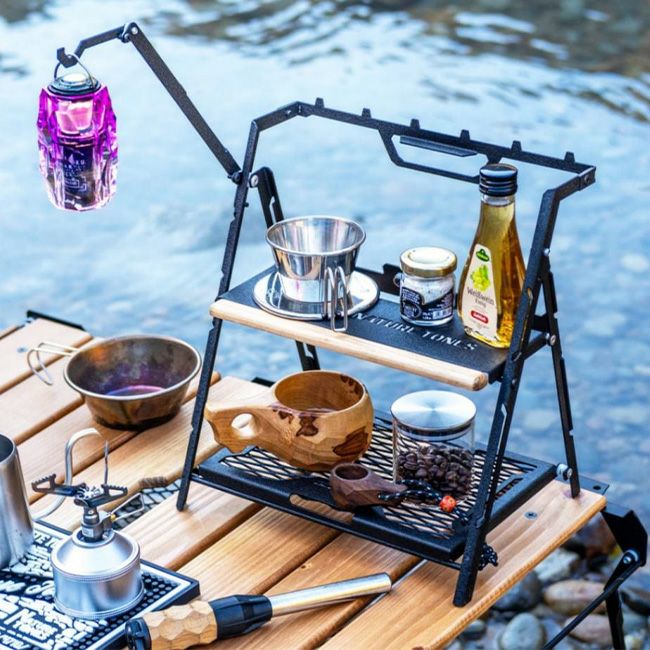 極美品 ネイチャートーンズ リトルワークスタンド サンド ケース付