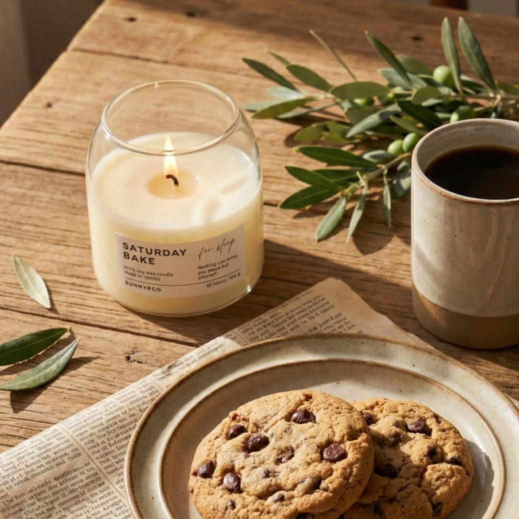 心安らぐアロマキャンドル｜選べる4種の香りで癒しの時間を【SUNNY&GO