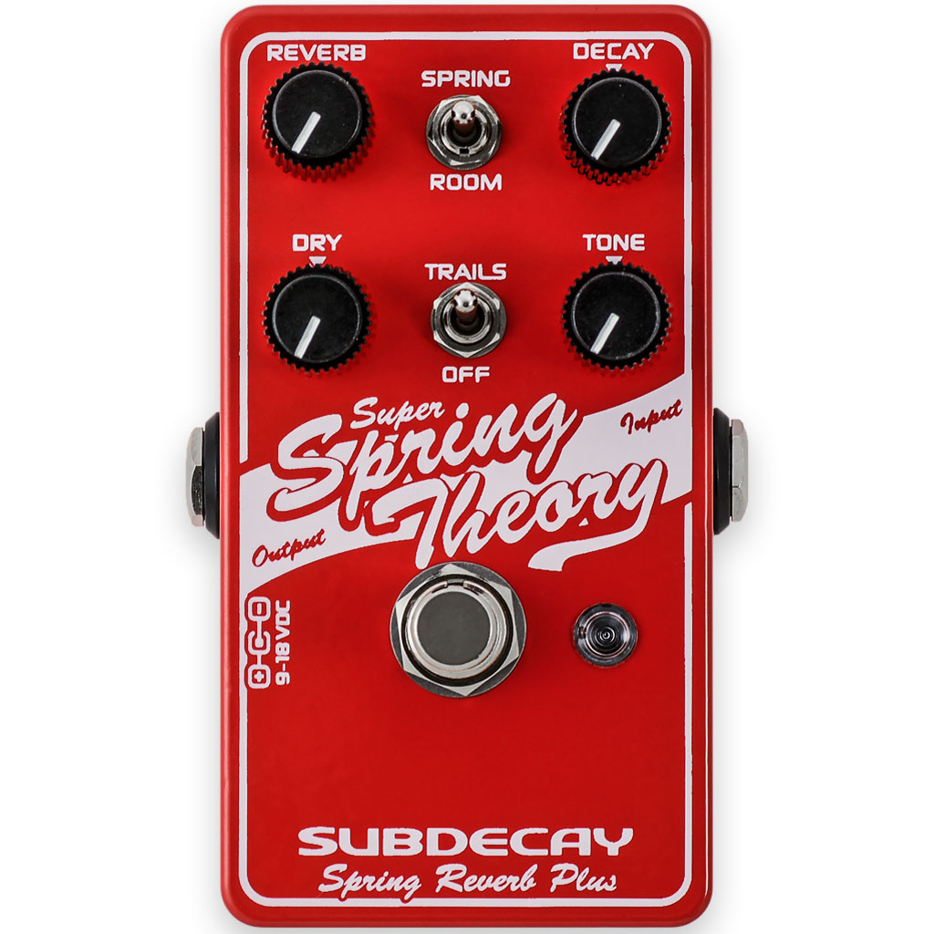 Super Spring Theory - Reverb RED - Guitar Effects - Subdecay