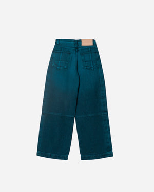 WIDE SEAM DENIM BAGGY PANTS .09【BLUE BLACK】 – SUBLATIONS