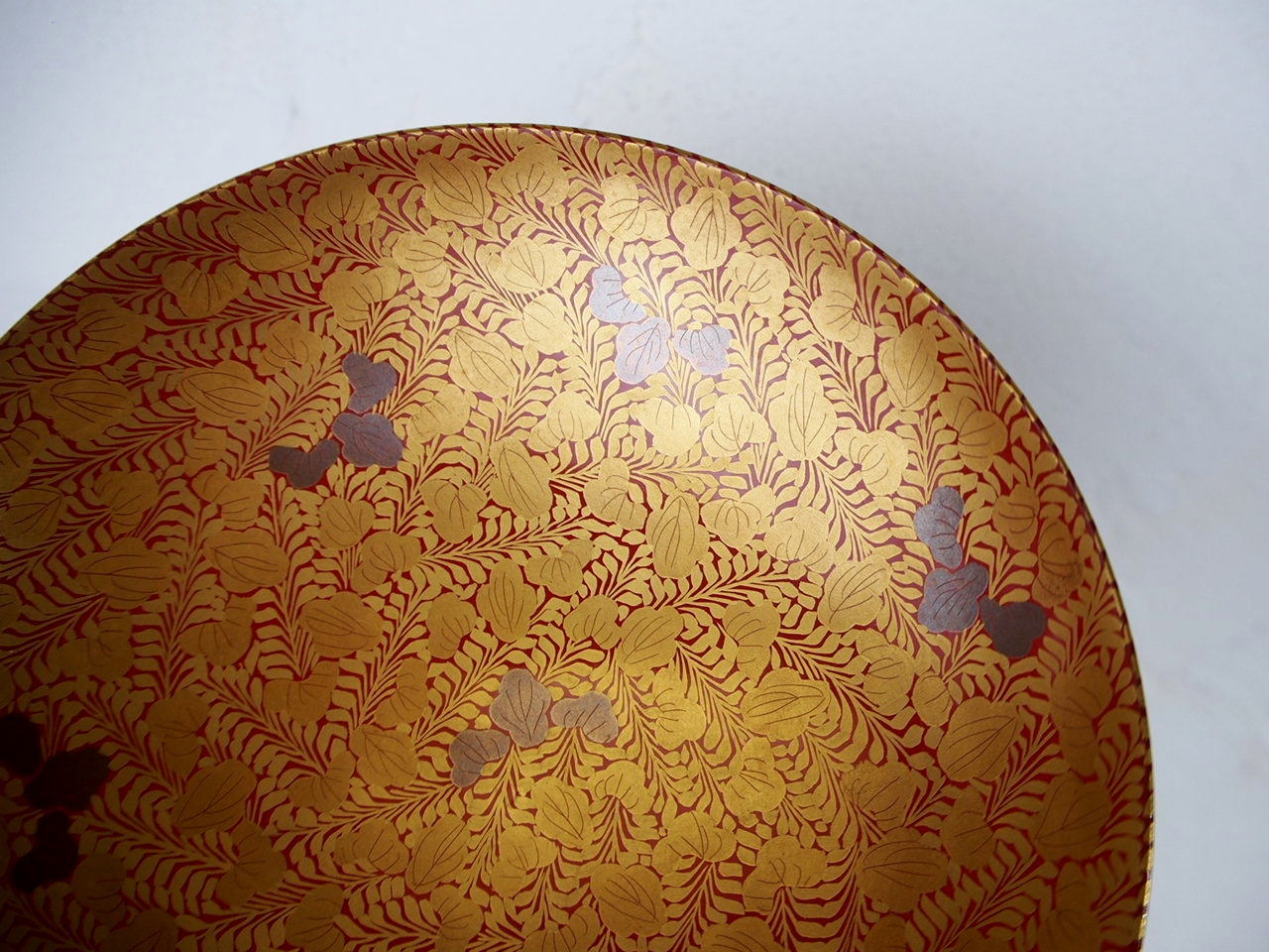 骨董水妖｜繁艸蒔絵三組盃・盃台