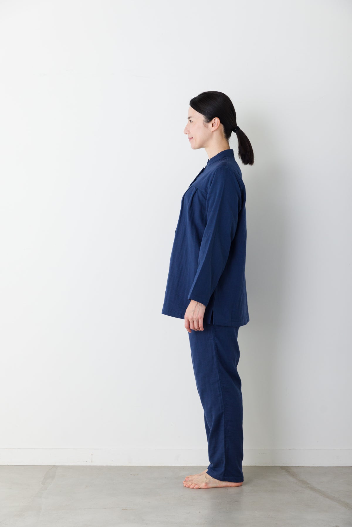 呼吸するパジャマ®（レディース） 天然素材 パジャマ 綿100％ 3重