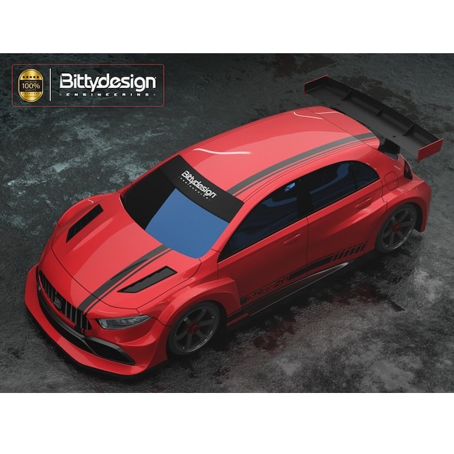 CA45-M 1/10 Mシャーシ用クリアーボディ WB210-220mm [BDFWD-CA45M