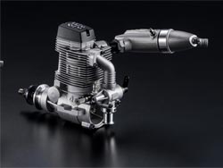 ラジコン飛行機 エンジン OS FS アルファ155エンジン マフラー付き