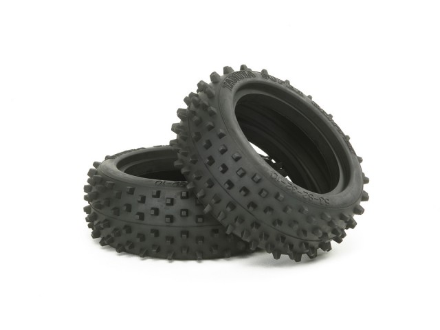 6024 四駆前輪スクエアスパイクタイヤ [OP-88] - スーパーラジコン