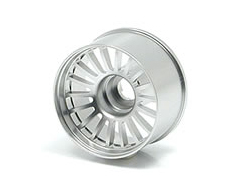 アルミ18本フィンタイプホイール(ワイド)(オフセット1)(シルバー)(京商