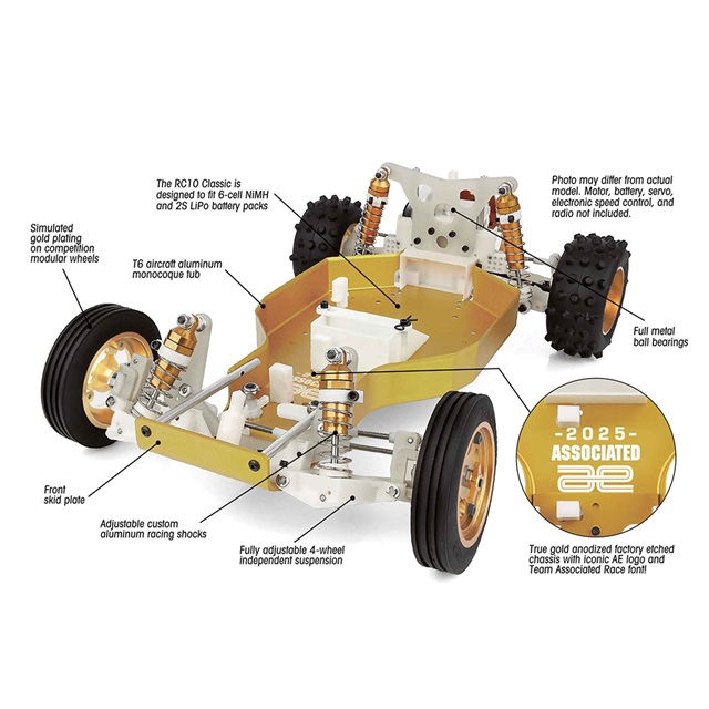 RC10 2025 Metallic Edition KIT [AS6042] - スーパーラジコン