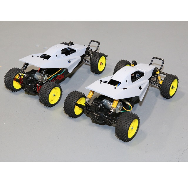 グラスホッパー1&2用リヤワイド六角ホイールハブ レッド OP-86ホイール